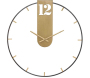Horloge murale en métal Goldy 60 x 4.5 cm