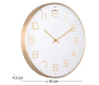 Horloge murale ronde Elegance Glow - 36,40