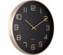 Horloge murale ronde Elegance Glow