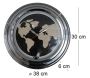 Horloge néon mappemonde 30 cm - 9