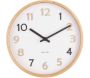 Horloge ronde en bois Pure  22 cm - KARLSSON