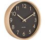 Horloge ronde en bois Pure  22 cm