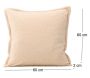 Housse de coussin 60x60 cm Tuva - 5