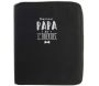 Housse avec organisateur pour tablette Papa en or