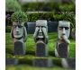 Jardinière Moai en polyrésine - HANAH HOME