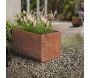 Jardinière en acier corten rouille - ESSCHERTS GARDEN