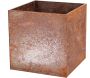 Jardinière en acier corten rouille - 76,90