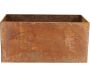 Jardinière en acier corten rouille - ESS-1482