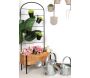Jardinière en bois avec treillis en métal + 4 seaux - AUBRY GASPARD
