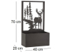 Jardinière en métal avec Treillis Cerf - AUB-5573