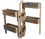 Jardinière triptyque bois recyclé