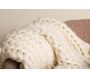 Jeté de canapé grosse maille en polyester Kate 170 x 130 cm - 69,90
