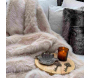 Jeté de canapé en polyester 200x75 Lolita - HANAH HOME