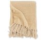 Jeté de canapé en polyester avec pampilles Stanly 170 x 130 cm - VENTURE HOME