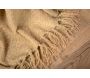 Jeté de canapé en polyester avec pampilles Stanly 170 x 130 cm - VEN-0456