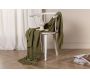 Jeté de canapé en polyester avec pampilles Stanly 170 x 130 cm - 26,90