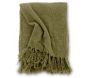 Jeté de canapé en polyester avec pampilles Stanly 170 x 130 cm - VENTURE HOME