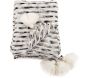Jeté de canapé avec pompons Unny 170 x 130 cm - VENTURE HOME