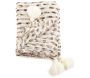 Jeté de canapé avec pompons Unny 170 x 130 cm - VENTURE HOME