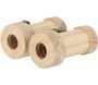 Jumelles pour enfants en bois de pin - 8