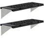 Kit d'étagère en polypropylène pour serre de jardin (Lot de 2)