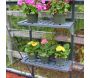 Kit d'étagères en PVC pour serre de jardin (Lot de 2) - 5