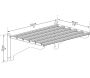 Kit d’étagères pour charges lourdes en aluminium - PAA-0179
