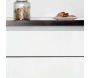 Kit de 2 profils supérieurs en aluminium pour meubles de cuisine Gola - 149
