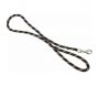 Laisse en nylon ultrarésistante noire 13 mm