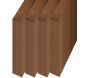 Lame bardage claire voie en pin sylvestre 210 x 4.5 cm Premium (Lot de 100)
