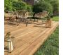 Lame de terrasse striée en pin sylvestre Premium - 16,90