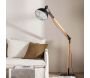 Lampadaire en bois et acier Kick - Venture Home