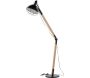 Lampadaire en bois et acier Kick - 159