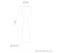 Lampadaire extérieur à led Grace 170 cm - NEW-0163