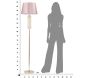 Lampadaire en métal Ovy 40 x 168.5 cm - MAU-0496