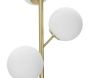 Lampadaire en métal doré 3 abat-jour Glamy 36 x 190 cm - 5