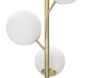 Lampadaire en métal doré 3 abat-jour Glamy 36 x 190 cm - 6