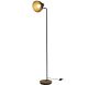 Lampadaire en métal noir 145 cm - 44,90