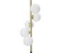 Lampadaire en métal noir et doré Glamy 30 x 160 cm - 5