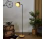 Lampadaire en métal noir 145 cm - THE HOME DECO FACTORY
