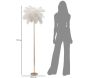 Lampadaire en métal et plastique Palm 55 x 160 cm - MAU-0224