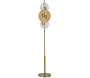 Lampadaire en métal et verre Osaka 30 x 164 cm