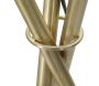 Lampadaire trépied en métal doré Glamy 55 x 155 cm - 6