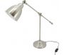 Lampe de bureau en acier brossé