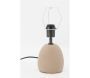 Lampe en argile taupe - AUB-5951