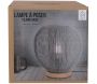 Lampe boule filaire à poser 26 cm - THE HOME DECO LIGHT