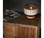 Lampe boule en rotin naturel et métal - AUBRY GASPARD