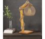 Lampe de bureau en bois Canata - HANAH HOME
