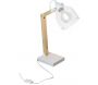 Lampe de bureau style industriel métal et bois - CMP-0890