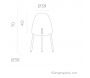 Lampe intérieure extérieure Rocket 70 cm - NEW-0145